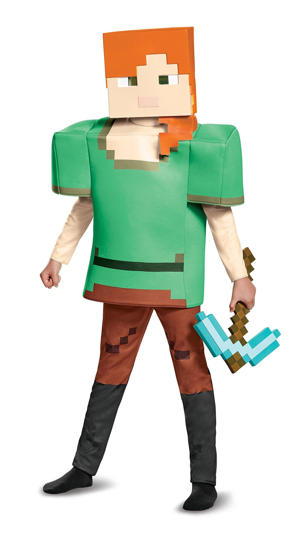 Alex Deluxe Minecraft Costume, Multicolor, Small (4-6)