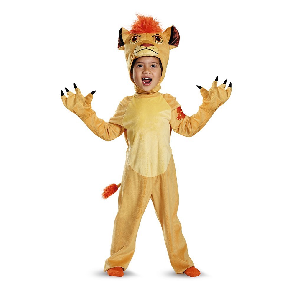 Disguise Disney Junior Kion Lion Guard Deluxe Toddler Boys&#39; Costume, L (4-6)