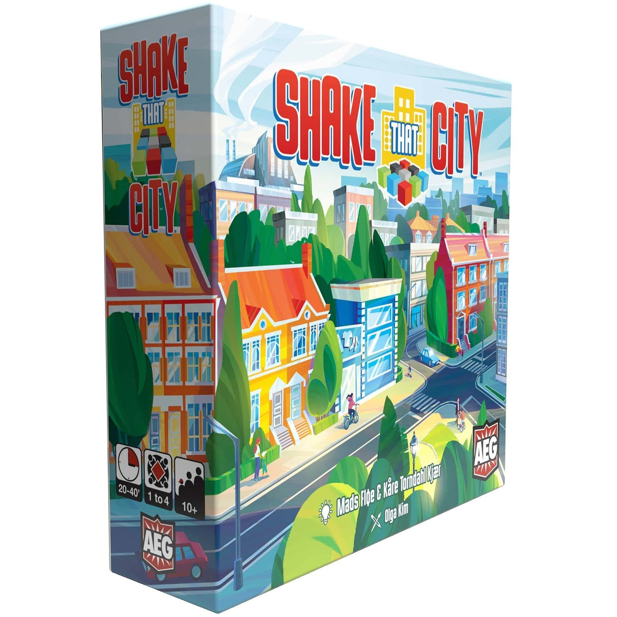 Alderac Entertainment Group Shake That City - Dexterity City Building Board Game, Alderac Entertainment Group, Ages 10+, 1-4 Players, 20-40 Min