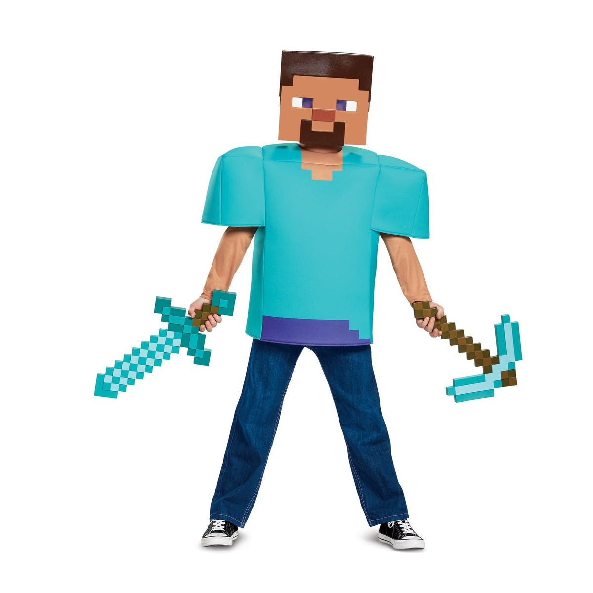 Blue Disguise Minecraft Costume Accessory,