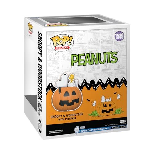Funko Pop! Deluxe: It's The Great Pumpkin, Charlie Brown - Snoopy & Woodstock with Pumpkin