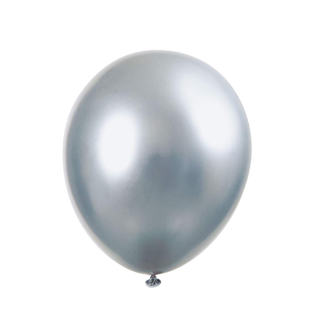 Assorted Blue, Green, &amp; Silver Platinum Latex Balloons 11&quot;(Pack of 6) - Vivid Design, Perfect for Weddings, Birthdays, Anniversaries, Parties, Celebrations, &amp; More