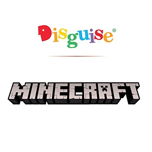 Disguise Boys Minecraft Warden Costume, Official Deluxe Minecraft Costume for Kids With Headpiece and Jumpsuit