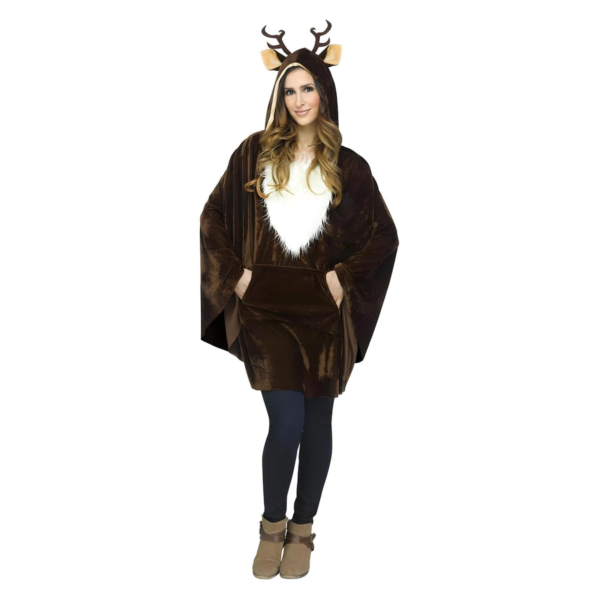 Fun World Reindeer Poncho Adult