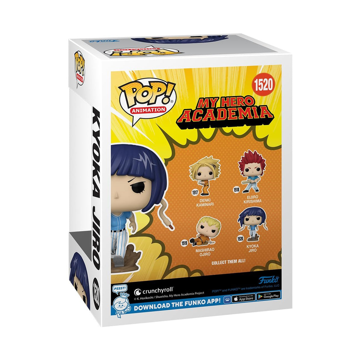 Funko POP! Animation: My Hero Academia (MHA) - Hero League Baseball - Kyouka Jiro - Collectable Vinyl Figure - Gift Idea - Official Merchandise - for Kids & Adults - Anime Fans