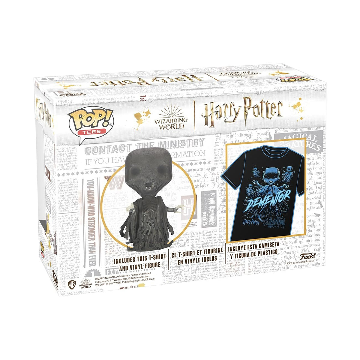 Funko Pop! &amp; Tee: Harry Potter - Dementor - M