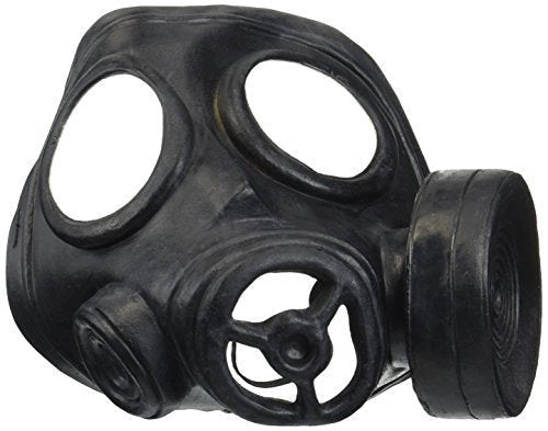 Loftus Realistic Look Biohazard Costume Gas Mask, Black, One Size