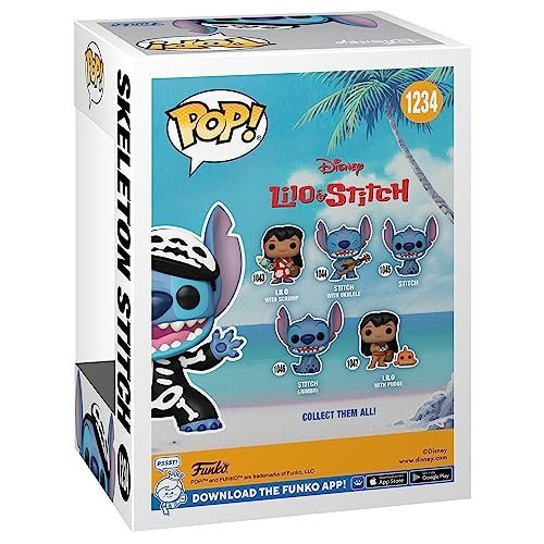 Funko Pop! Lilo &amp; Stitch Skeleton Stitch 1234 Special Edition Multicolor Vinyl