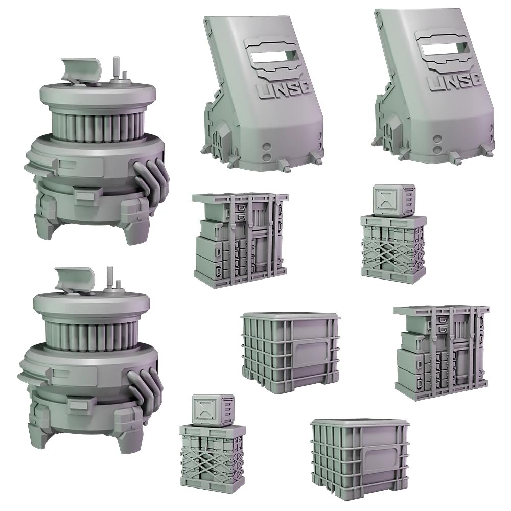 mantic Games, Halo Flashpoint Miniature: UNSC Scenery Set