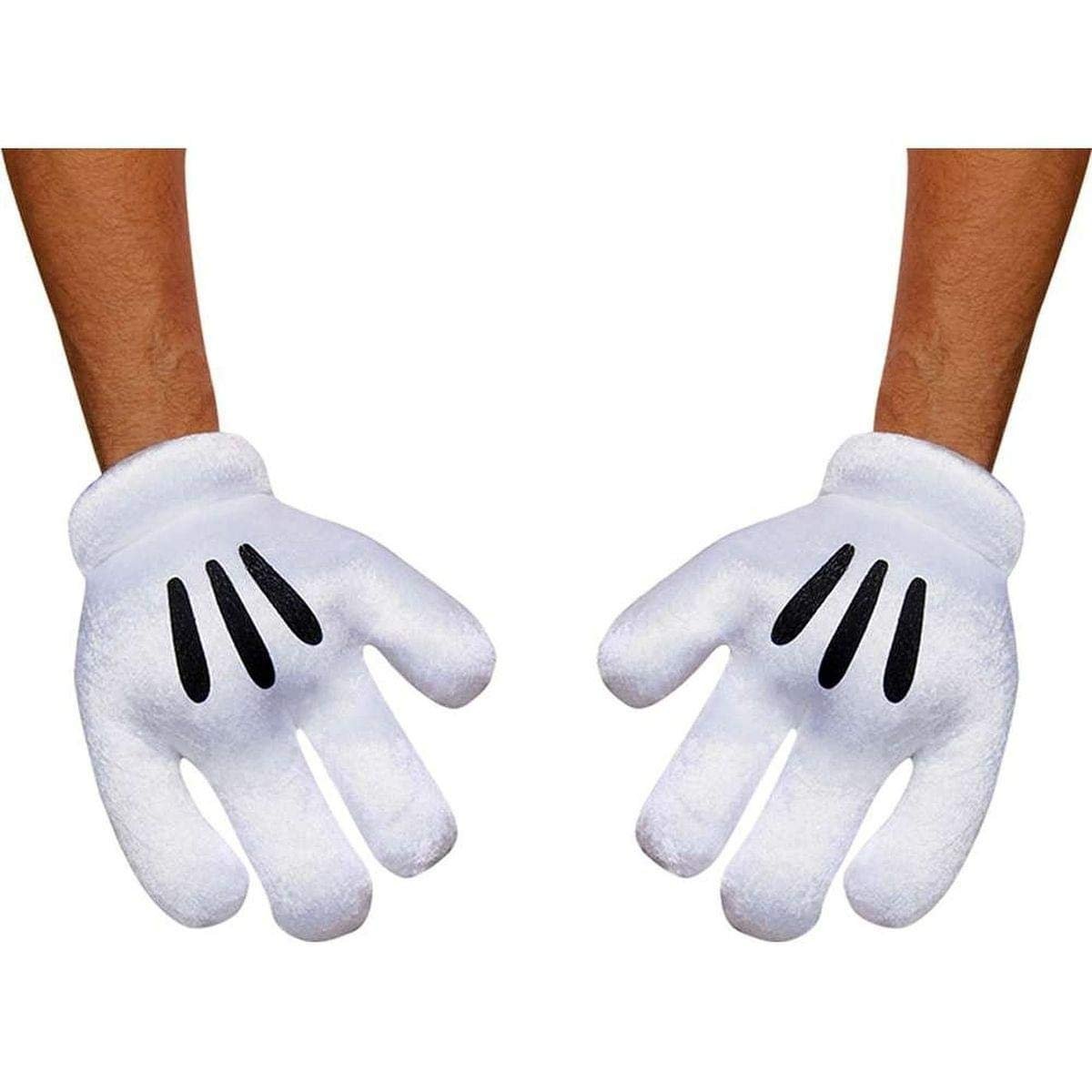 Disguise Costumes Mickey Mouse Gloves, Adult