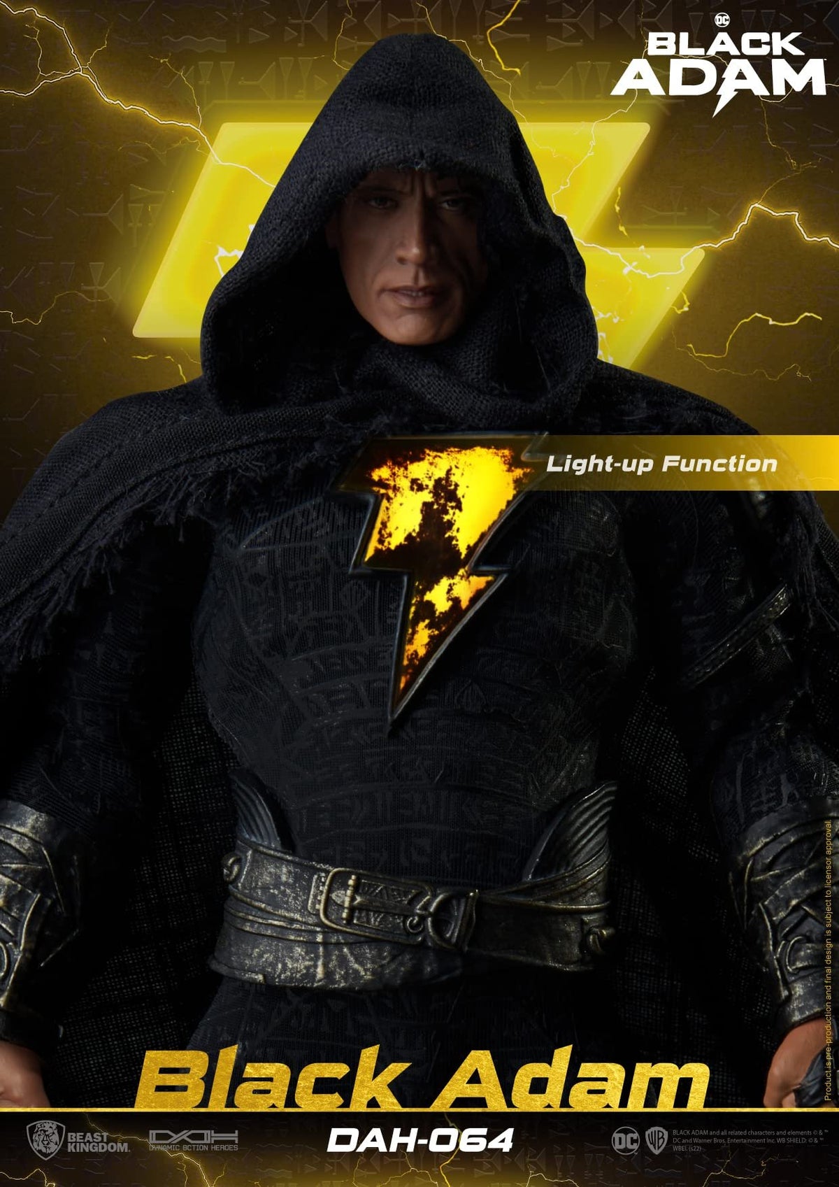 BEAST KINGDOM CO., LTD Black Adam: Black Adam DAH-064 Dynamic 8-ction Heroes Action Figure