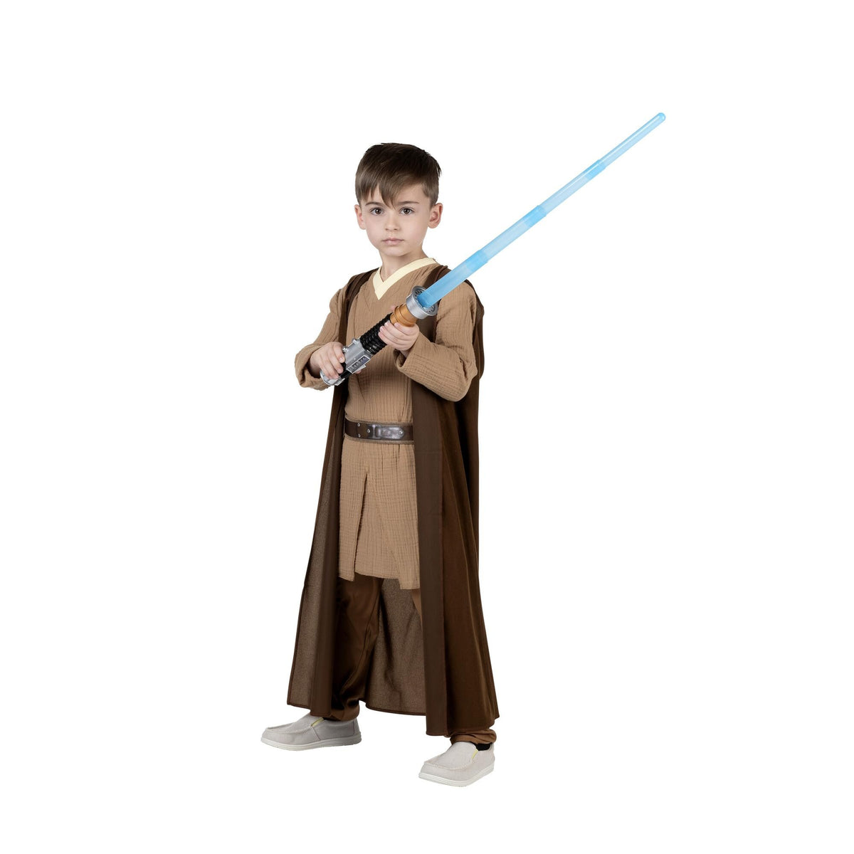 Star Wars OBI-Wan Kenobi Official Halloween Costume Accessory - Light Up Retractable Plastic Saber