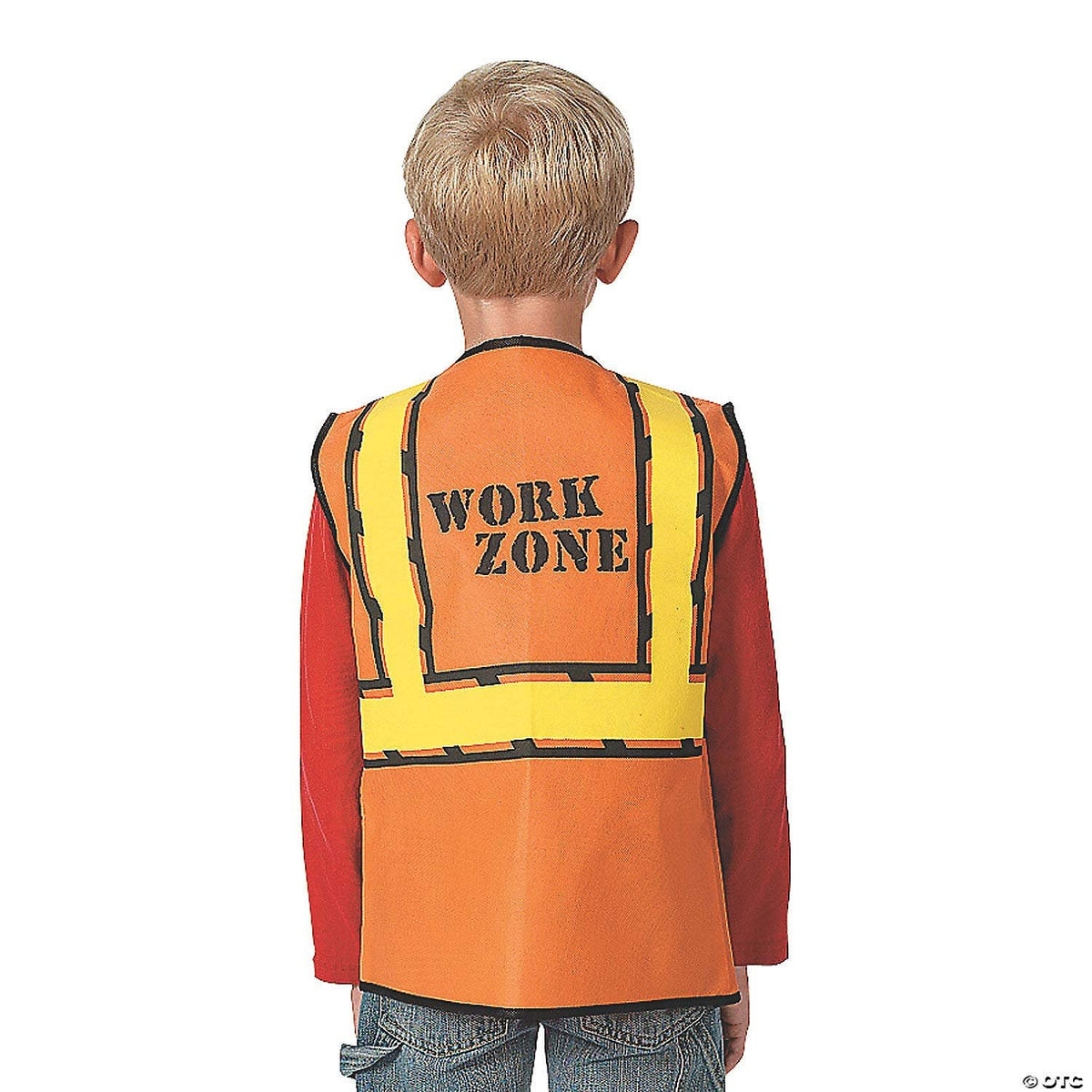 Fun Express Kids Construction Worker Vest - Halloween Costume and Active Play Accessories