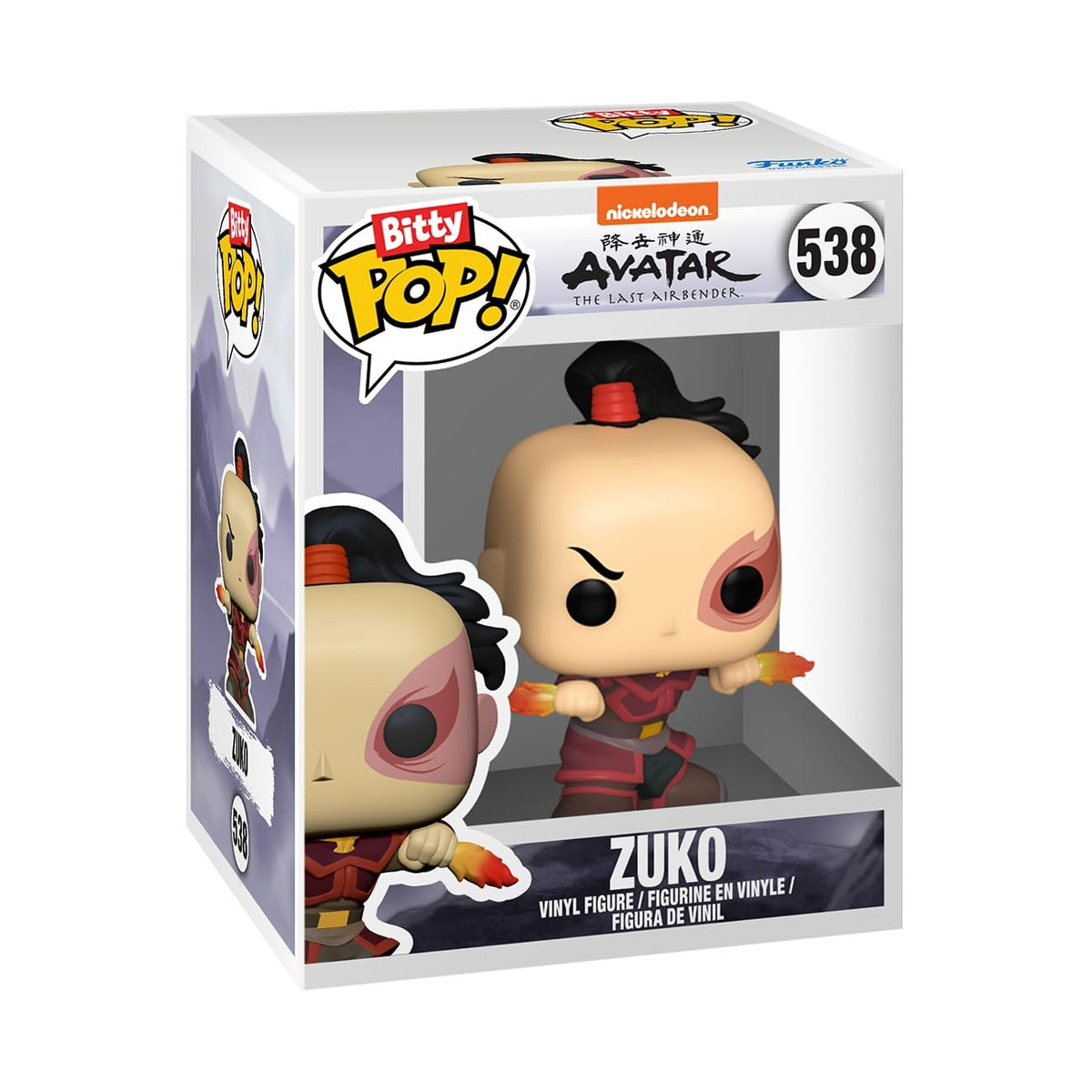 Funko Bitty Pop!: Avatar: The Last Airbender Mini Collectible Toys 4-Pack - Azula, Ty Lee, Zuko & Mystery Chase Figure (Styles May Vary)