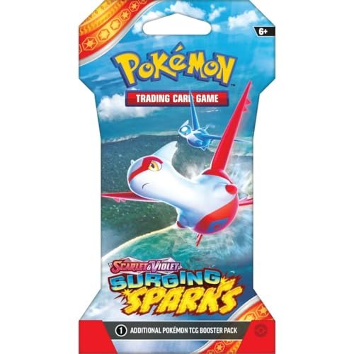 Pokemon TCG Surging Spark Booster Pack Lot (8 Packs) - 80 Cards