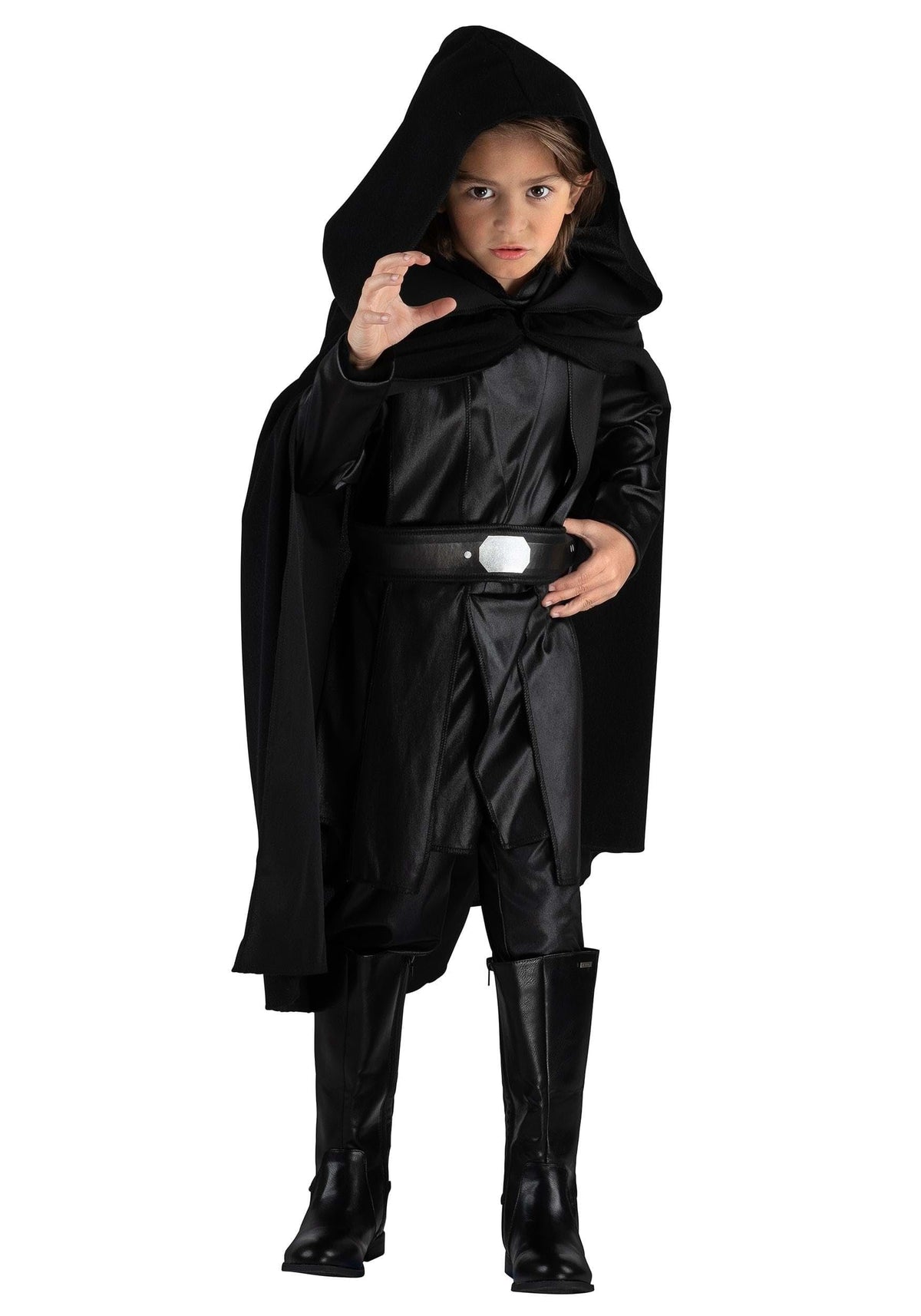 Star Wars Luke Skywalker Official Youth Halloween Costume - Tunic and Pants with Detachable Cloak and Foil Belt