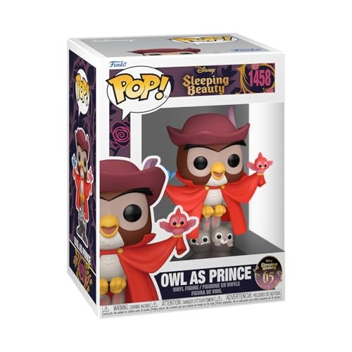Funko POP! Disney: Sleeping Beauty 65th Anniversary - Owl As Prince - Collectable Vinyl Figure - Gift Idea - Official Merchandise - for Kids & Adults - Movies Fans - Model Figure for Collectors