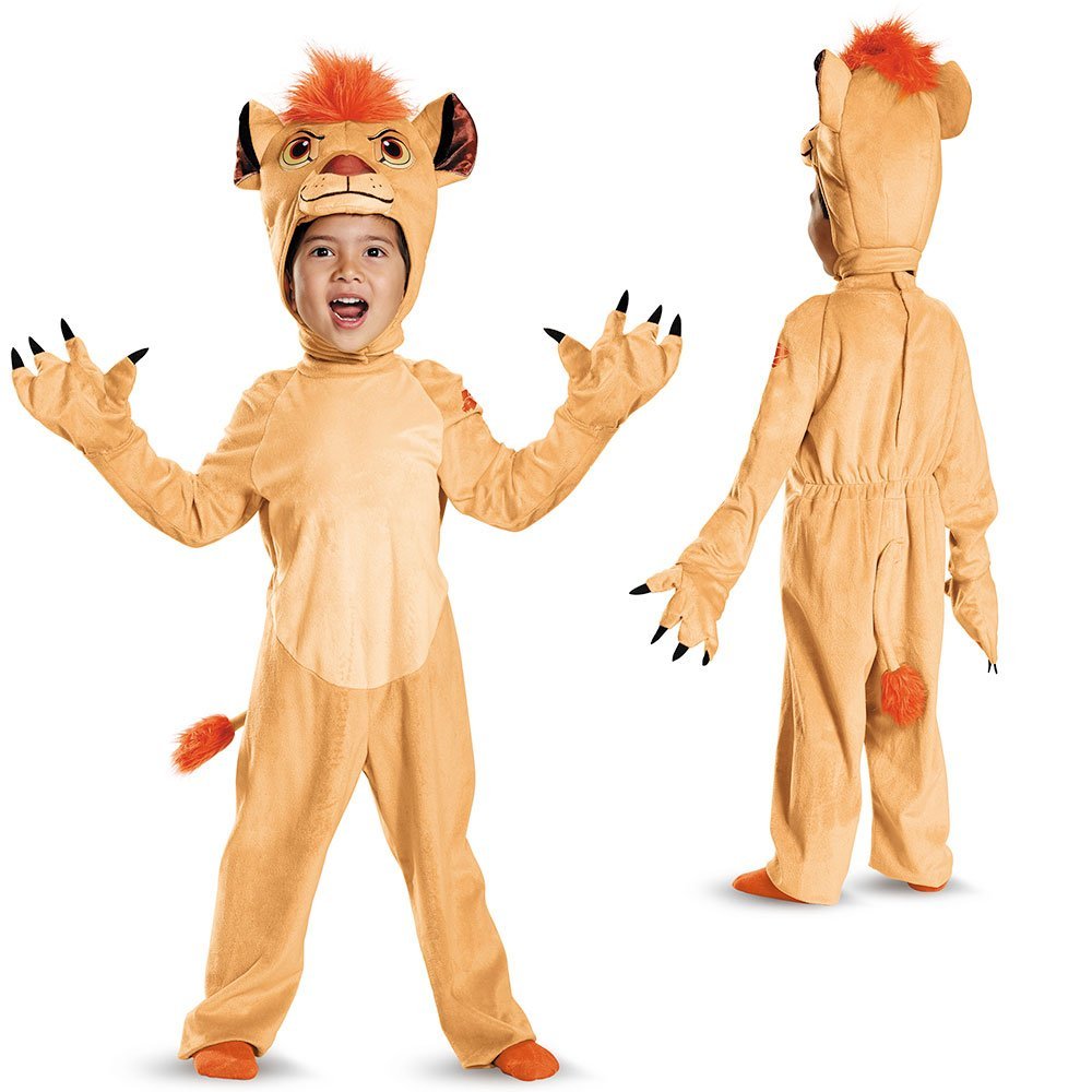 Disguise Disney Junior Kion Lion Guard Deluxe Toddler Boys&#39; Costume, L (4-6)
