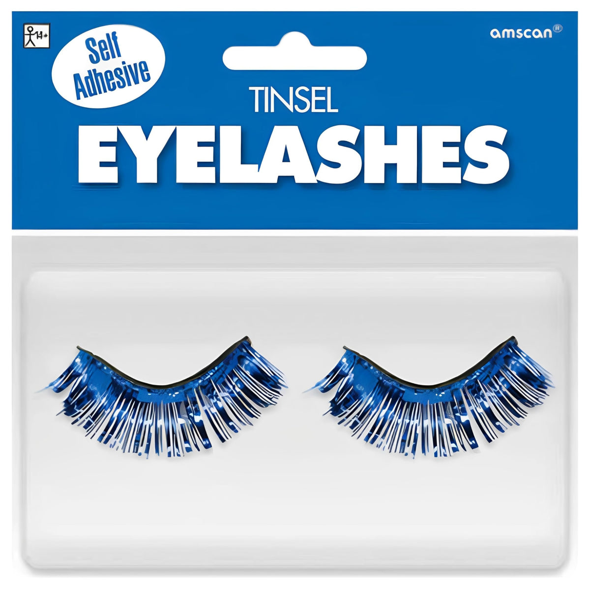Red Tinsel Eyelashes (1/2&quot; x 1&quot;) - Perfect for Parties, Costumes &amp; Celebrations