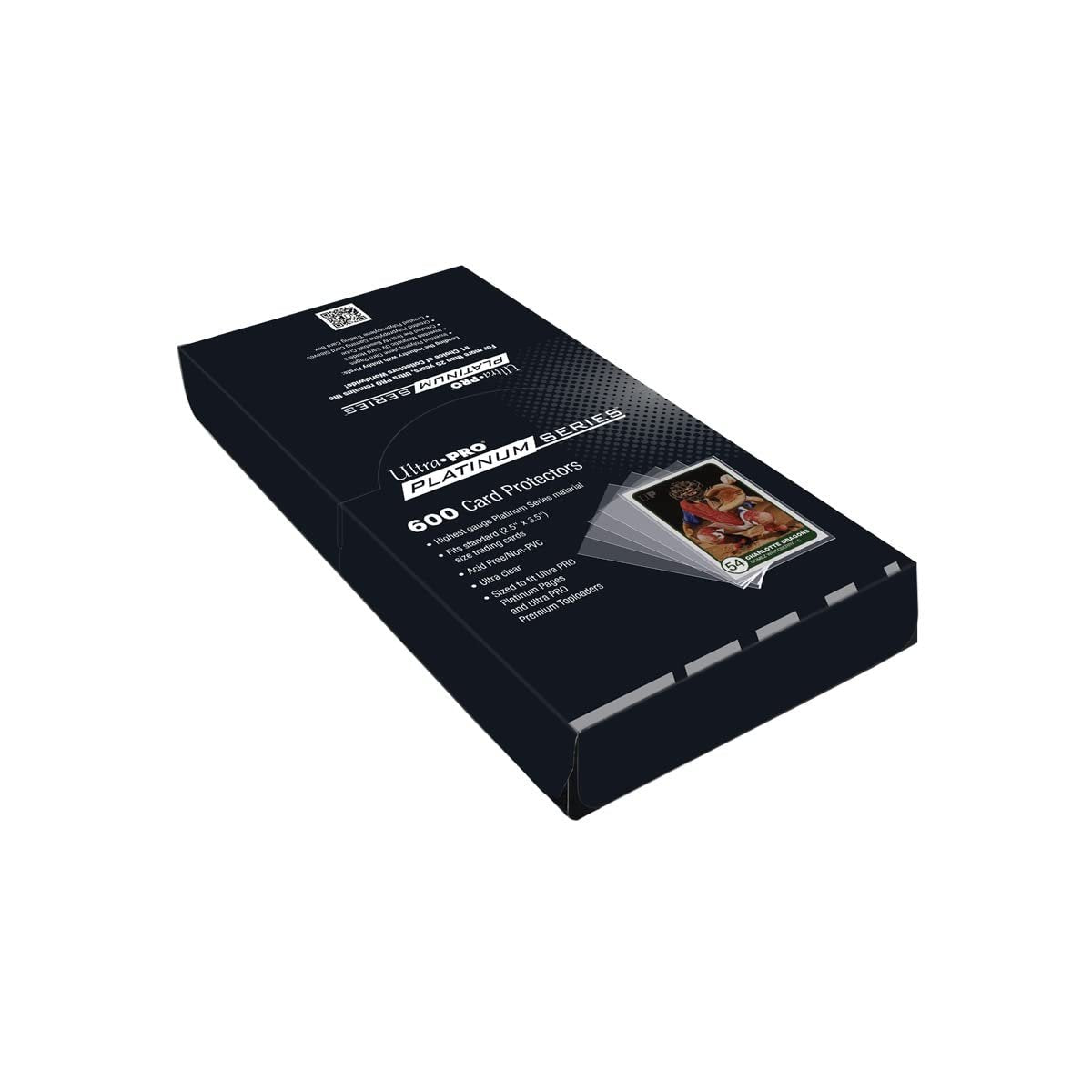 Ultra PRO - 600 ct. Standard Size Card Protector Sleeves 2½ in. x 3½ in (Platinum Series) - Protect your Valuable Collectible Trading Cards, Sports Cards and Gaming Cards from Wear and Tear