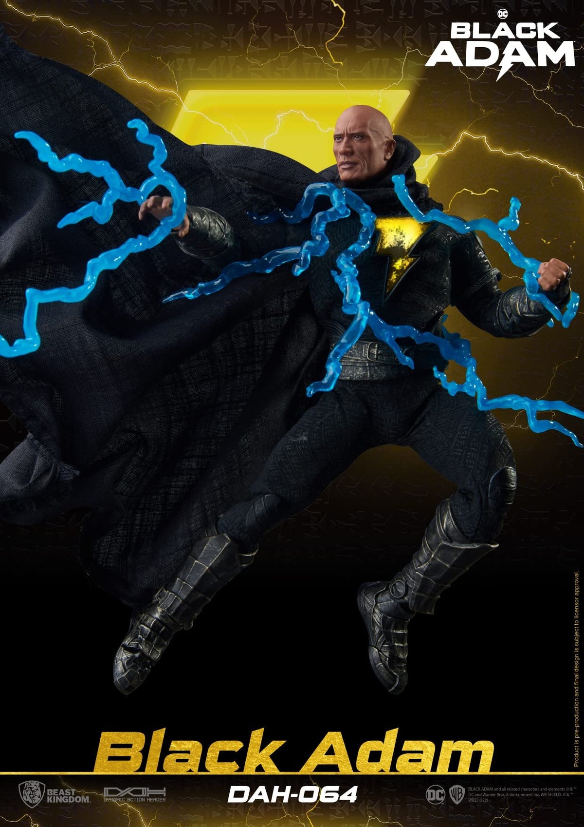 BEAST KINGDOM CO., LTD Black Adam: Black Adam DAH-064 Dynamic 8-ction Heroes Action Figure