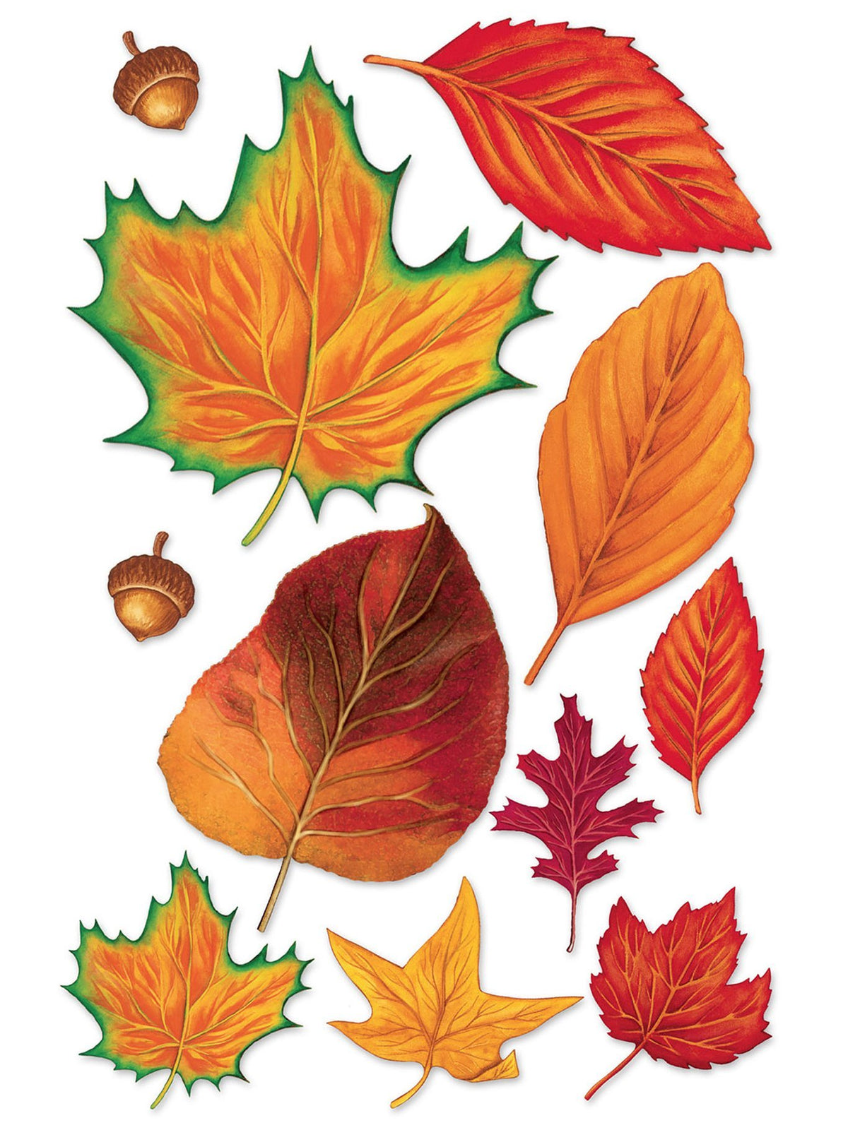 Beistle Fall Leaf Cutouts