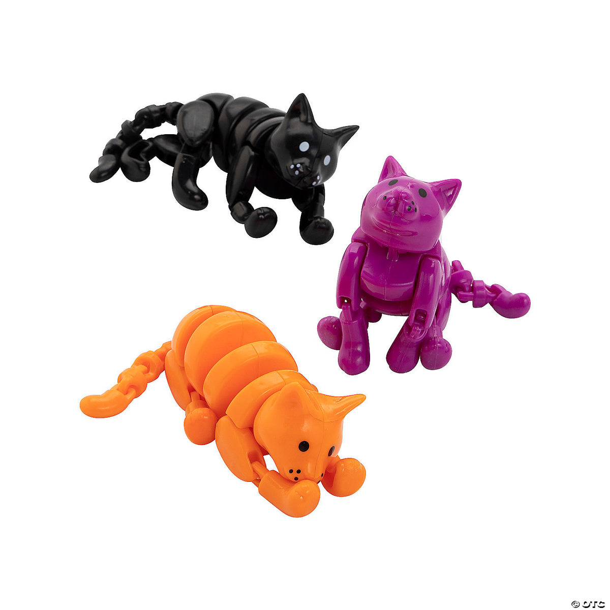 Super Sensory Cat Articulated Fidget Toys (Assorted Colors, 1 Piece)