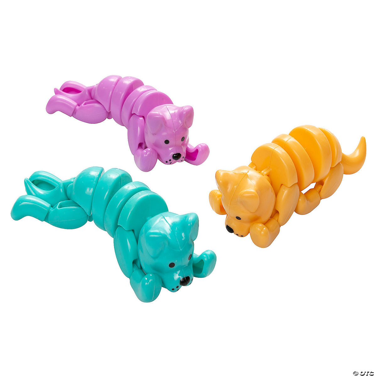 Super Sensory Dog Articulated Fidget Toys (Assorted Colors, 1 Piece)