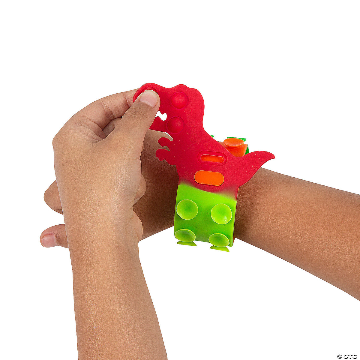 Dinosaur Slap Pop Bracelets (Assorted Colors, 1 Piece)
