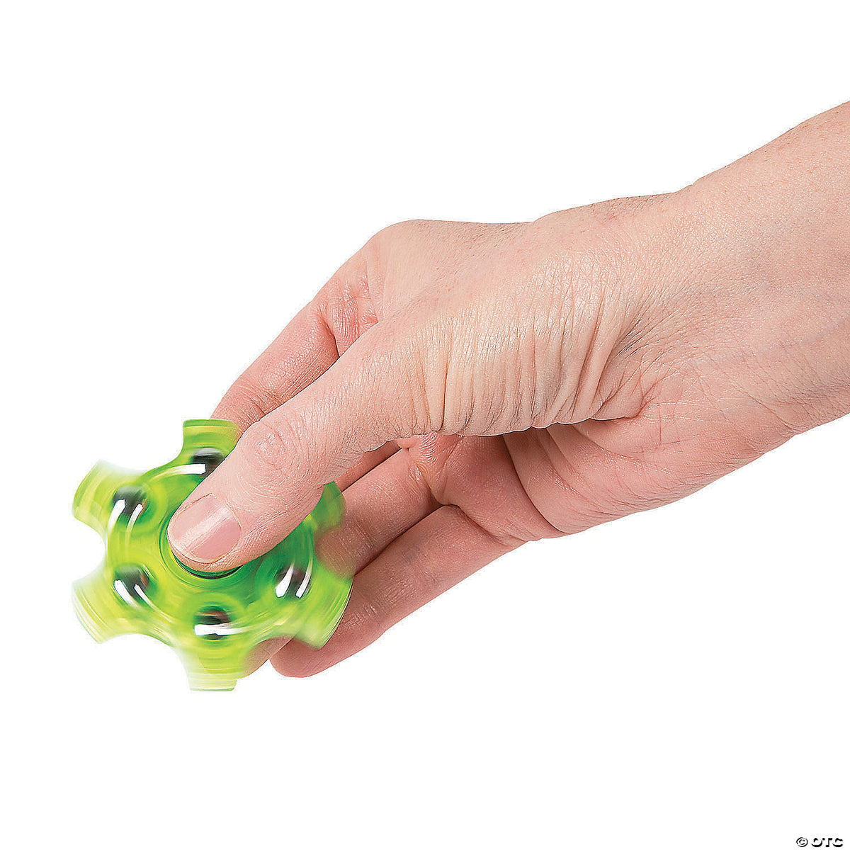 Super Sensory Glow-in-the-Dark Fidget Spinners (Assorted Colors, 1 Piece)